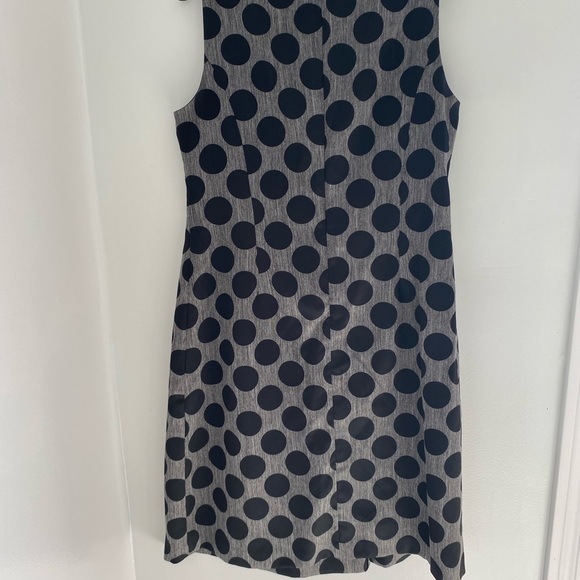 Nine West polka dot fit and flare black and grey - Picture 3 of 7
